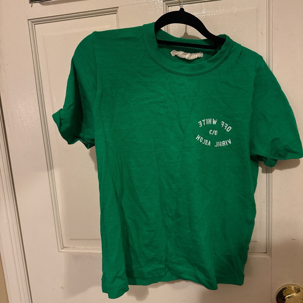 Green Off-White T-Shirt